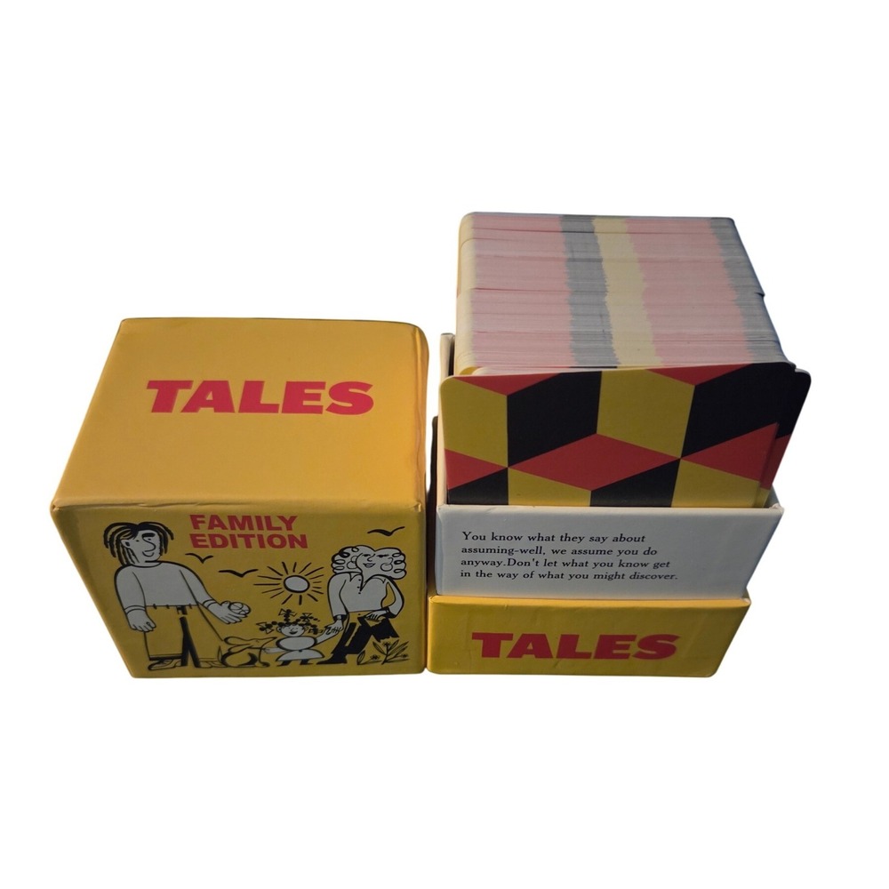 Tales Family Edition Card Deck 150 Conversation Starter Questions‎ Yellow Box
